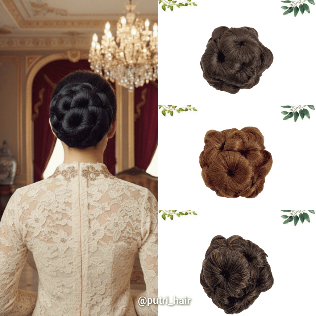 Sanggul Keong/Keong Kembang/Jepit Keong/keong kembang/Sanggul Sirkam Keong/sanggul keong/Keong Kemba