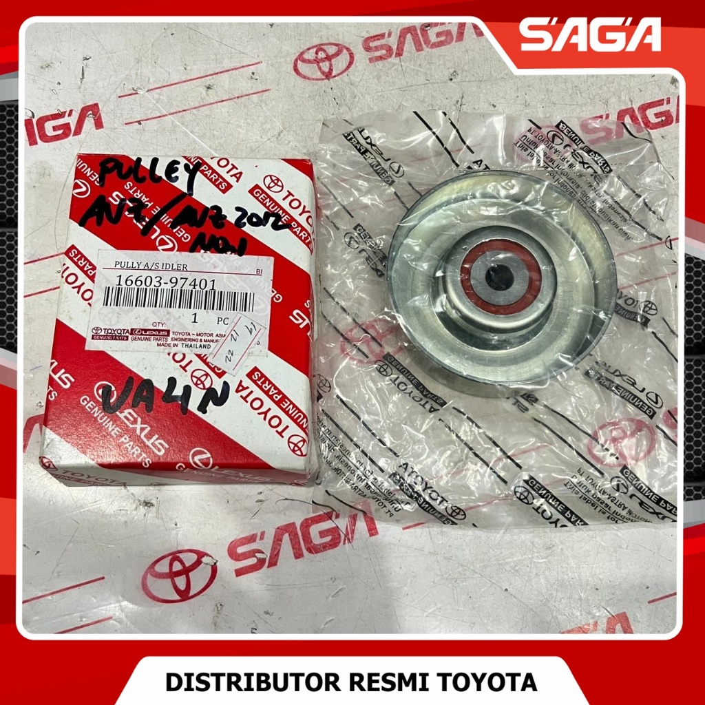 SAGA | Pulley Idler Tensioner Tali Kipas Avanza Xenia 2004-2014 (Polos)