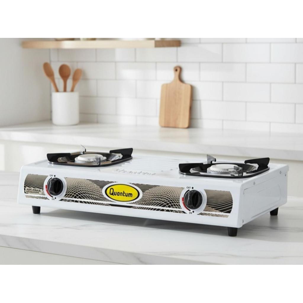 QUANTUM Kompor Gas 2 Tungku QGC-211MSC / QGC211MSC / QGC 211MSC