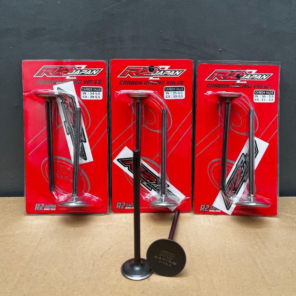 Klep Japan Carbon 34-29 5.5 R2 Japan Klep 35-30 5.5 Klep R2 Japan 36-31 5.5 Klep R2 Japan Batang 5.5