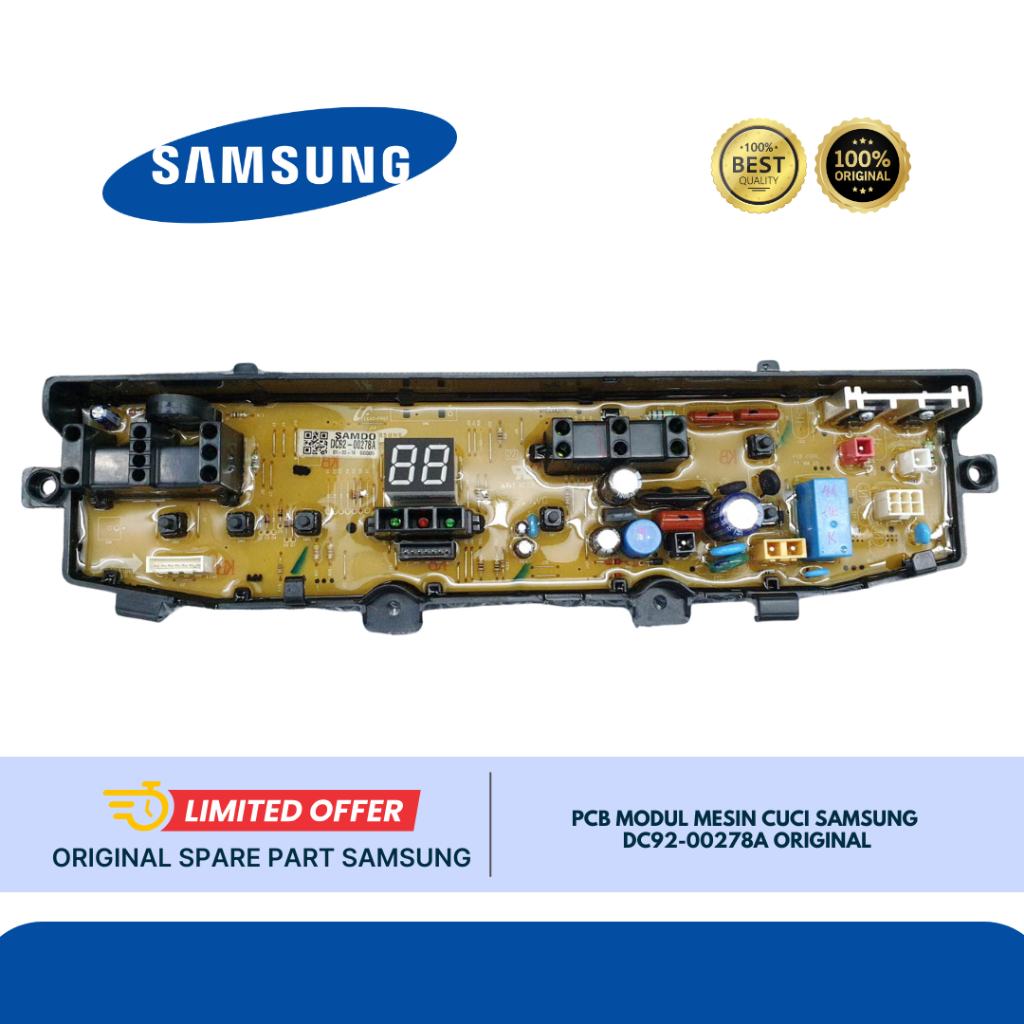 PCB MODUL MESIN CUCI SAMSUNG  DC92-00278A WA90F4PEC ORIGINAL