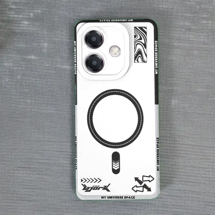 BNR 36 - CASING HANDPHONE MOTIF MEGSAFE UNTUK OPPO A5I A5X A3X TERBARU 2026 CASING HP SILIKON PELIND