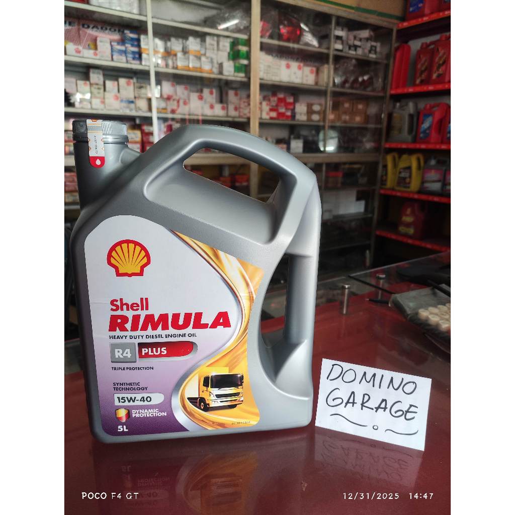 SHELL RIMULA R4 PLUS 15W-40 5L, ORIGINAL SHELL