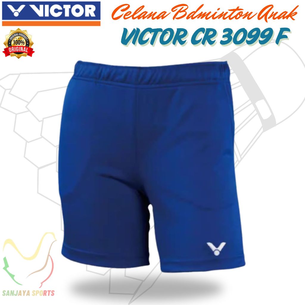 Celana Badminton Anak Victor CR 3099 F / Celana Bulutangkis Junior CR3099F ORIGINAL