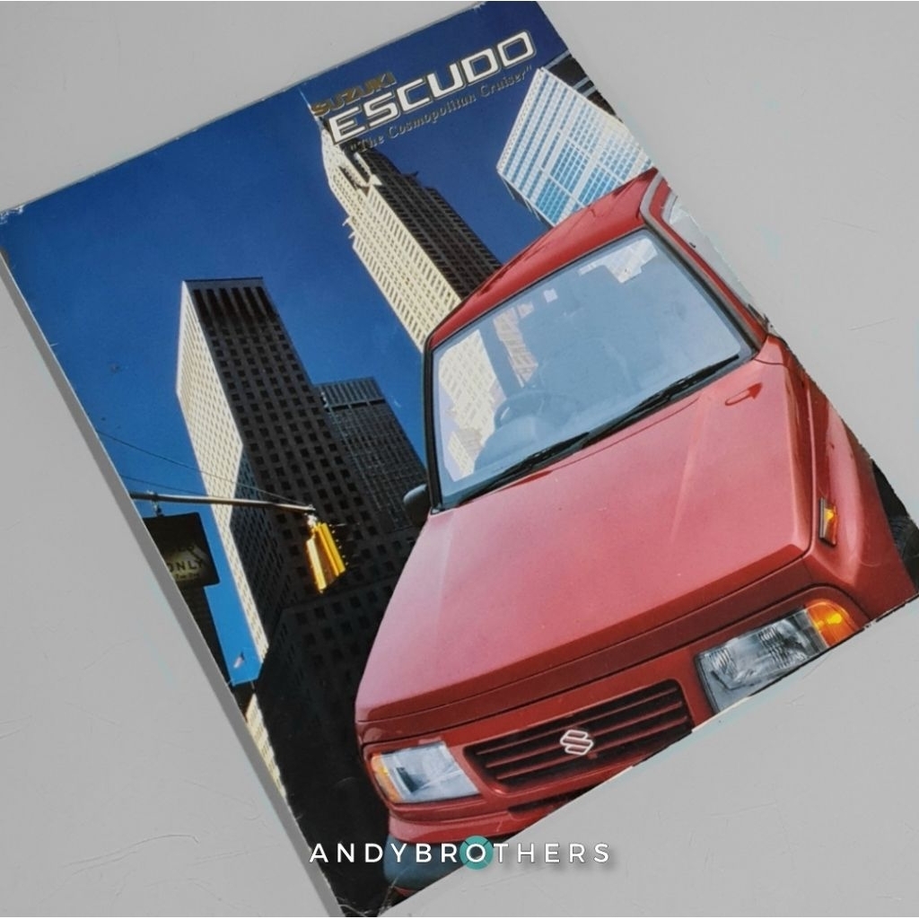Buku / Brosur / Katalog / Booklet SUZUKI ESCUDO JLX 1994 ORIGINAL