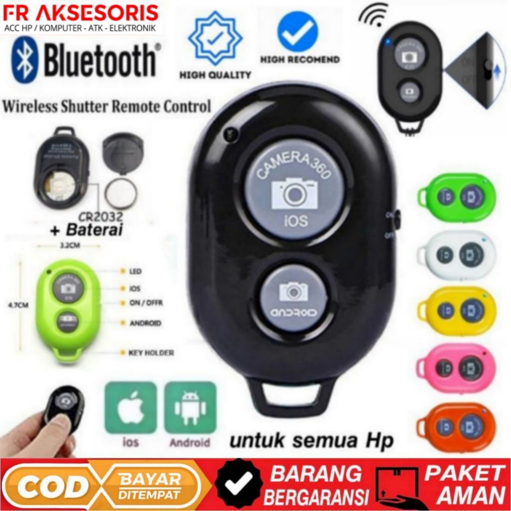 Remote Bluetooth Camera HP Shutter Remot Bluetooth Kamera Andorid ios