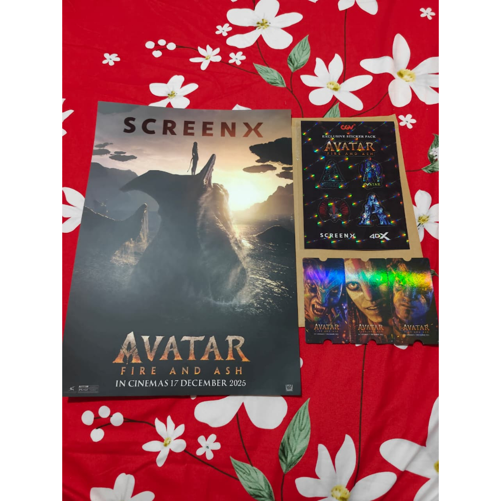 CGV FAN SCREENING AVATAR: FIRE AND ASH Screen X Official Merch