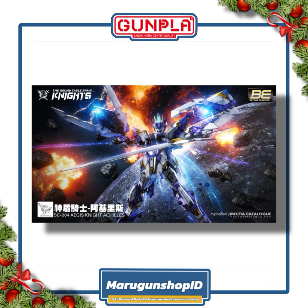 (READY STOK) RG/BE SC-004 Aegis Knight Achilles 1/144 Beyond Exquisite Model Kit - SNAA Model kit