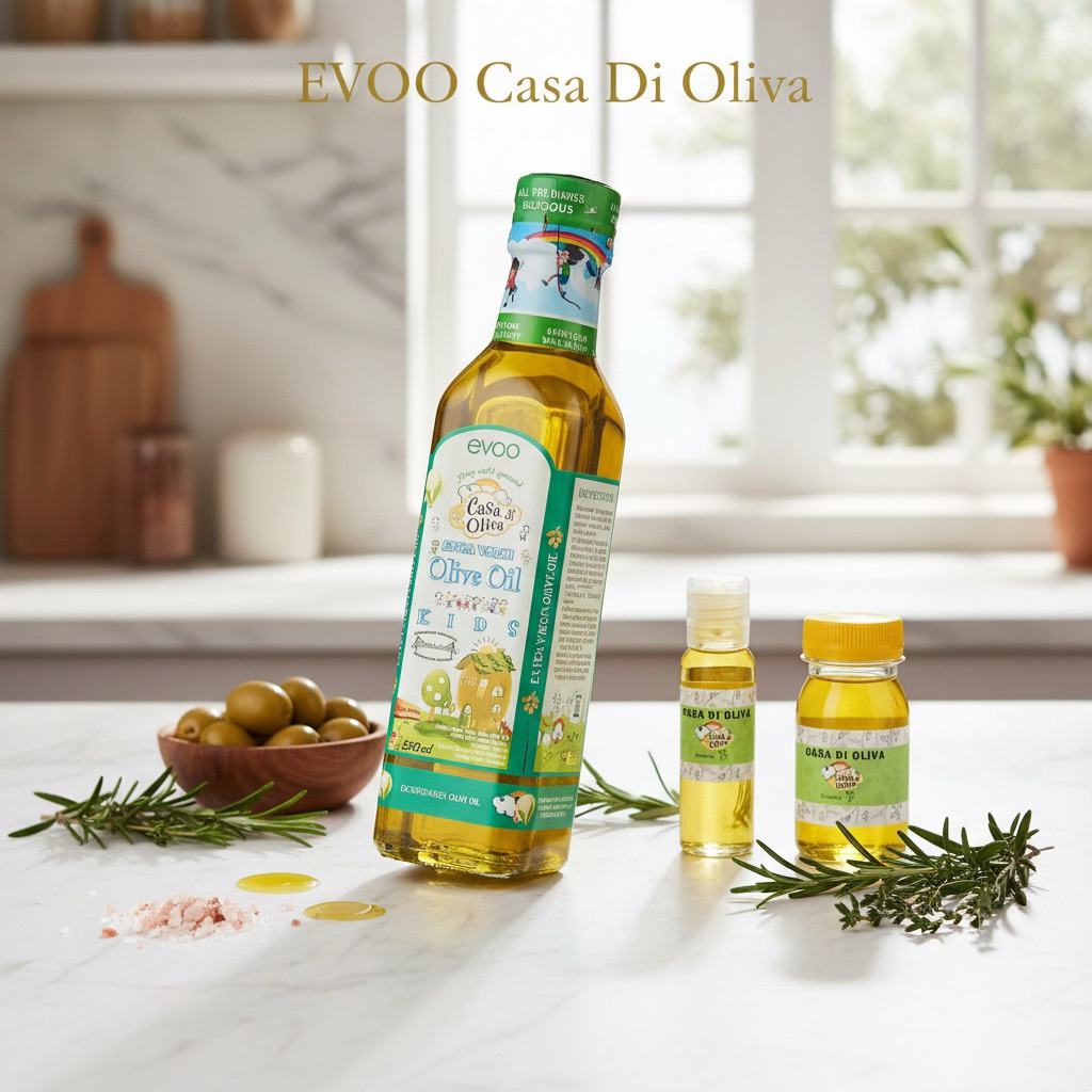 EVOO CASA DI OLIVA LEMAK TAMBAHAN MPASI BAYI | Minyak Mpasi Bayi | EVOO Mpasi bayi | Minyak Zaitun m