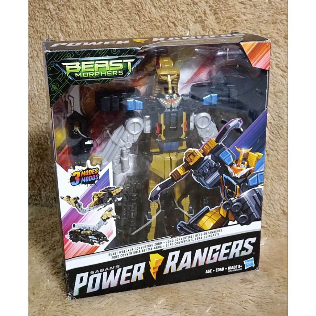 Power Rangers Beast Morphers DX Beast Wrecker Converting Zord
