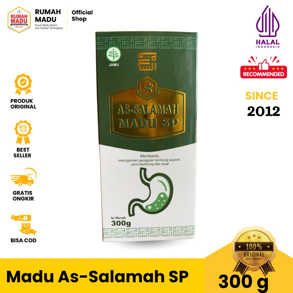 Madu As Salamah SP Madu Pencernaan Madu Asam Lambung