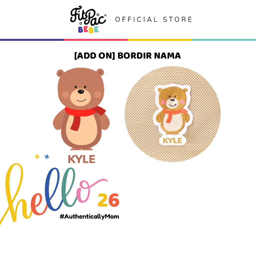 Custom Nama & Patch - Diaper Pac