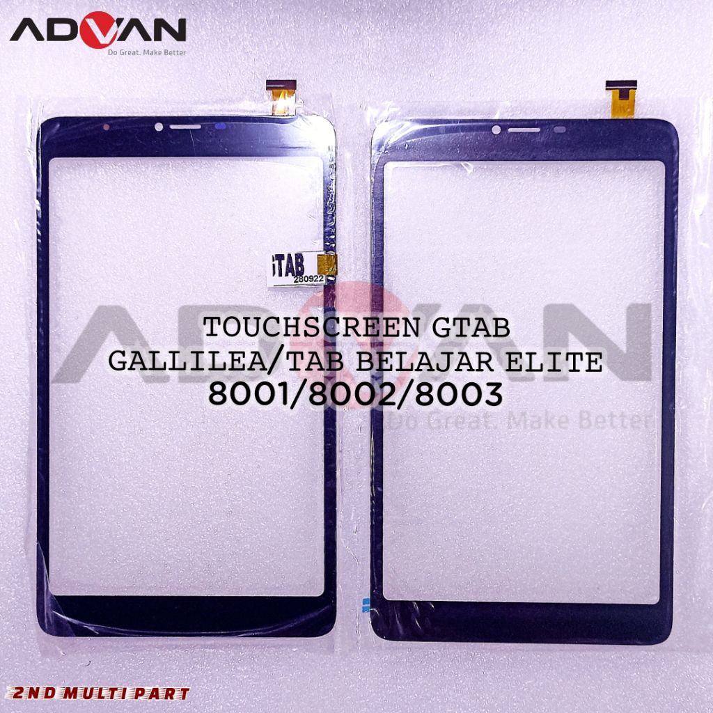 Touchscreen ADVAN Gtab/8001/8002/8003/Tab Belajar Elite