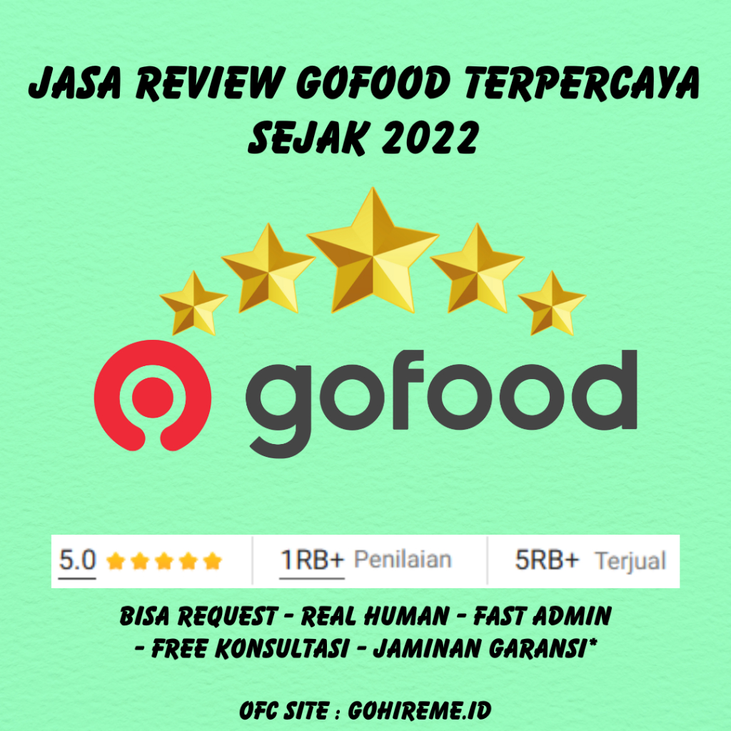 Jasa review gofood | Jasa rating gofood | Review ulasan gofood