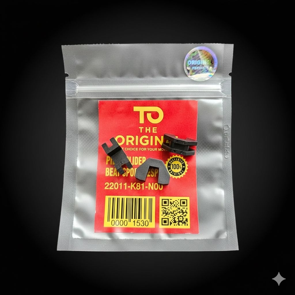 (THE ORIGINAL) PLASTIK SLIDER BEAT SPORTY ESP (K81) VARIO 110 CARBU-SCOOPY ESP