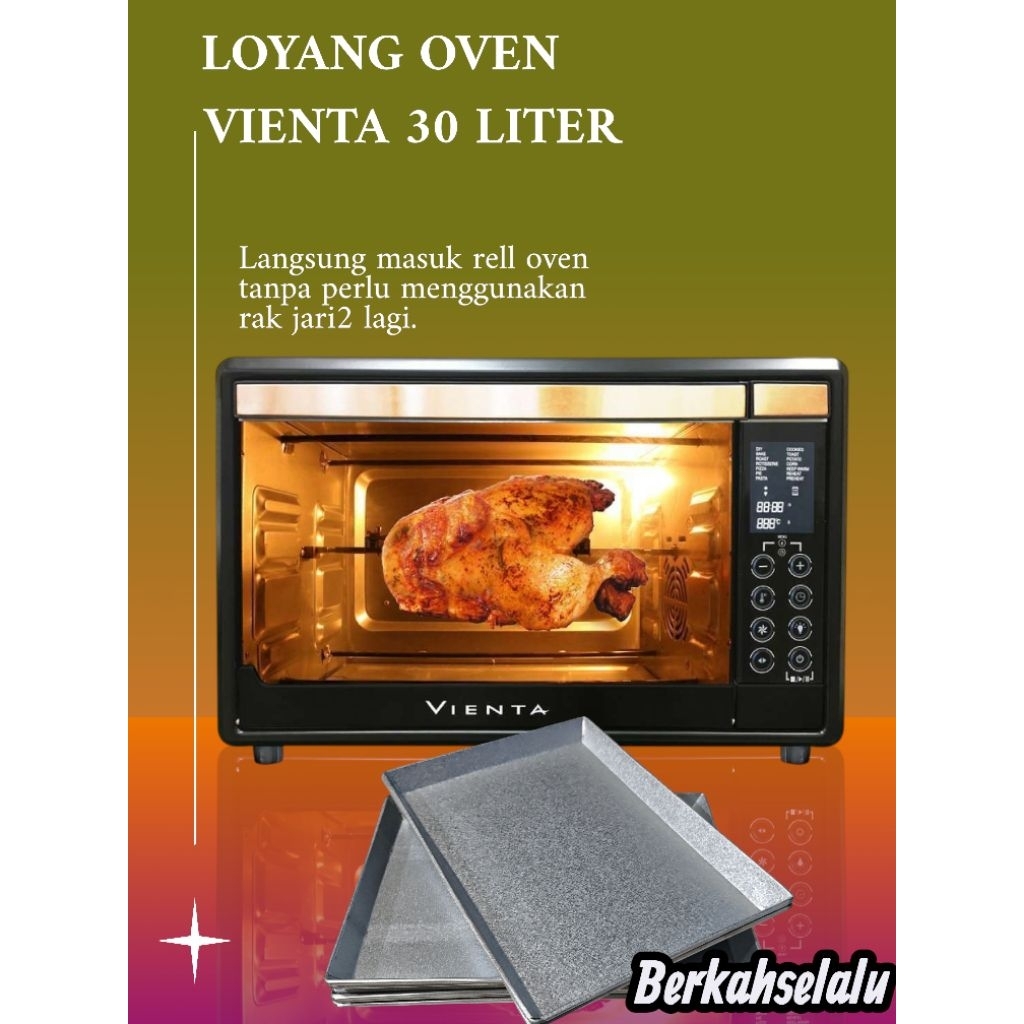 Loyang Oven Listrik 30 Liter Galvalum Aluminium untuk Vienta