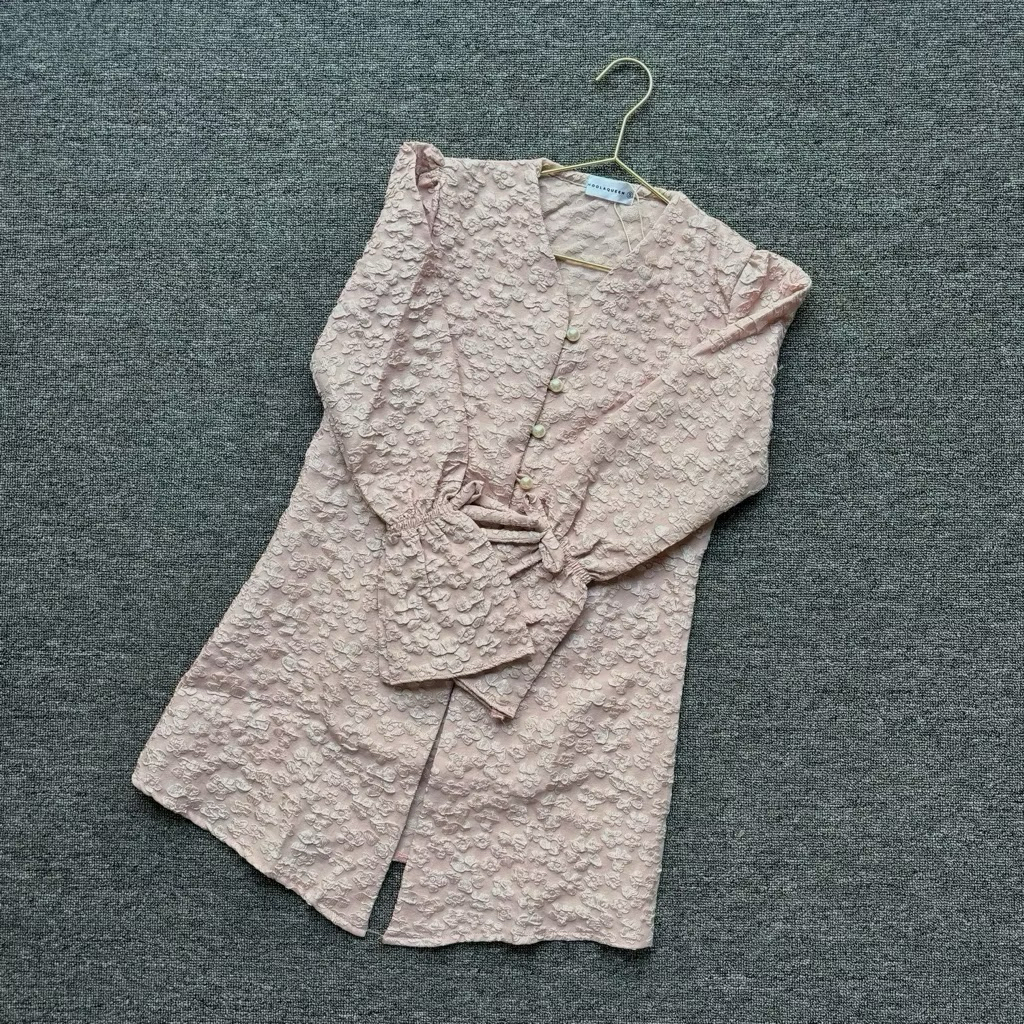 Atasan Kebaya Wanita Soft Pink