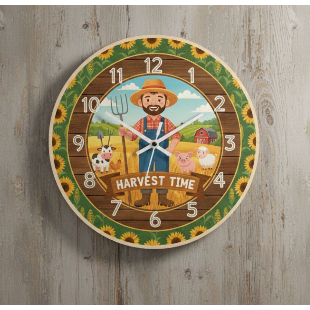 bekground jam dinding 30 cm