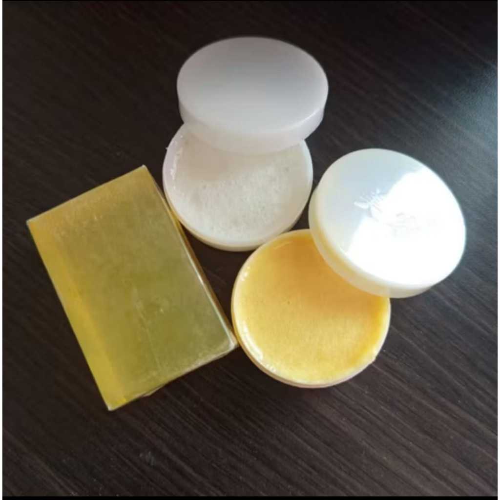 paket pencerah wajah cream siang malam + sabun. guzel glow