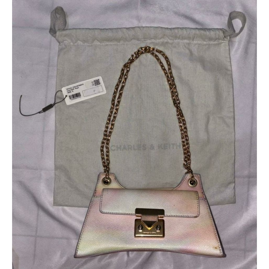 Preloved Tas Charles & Keith Rainbow Original Store