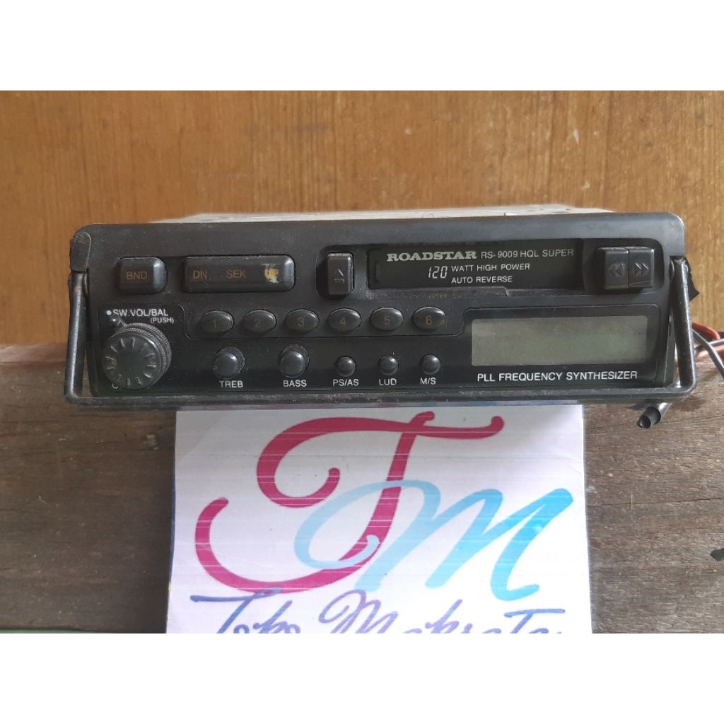 radio tape mobil ROADSTAR RS-9009 HQL SUPER lawas lama jadul langka
