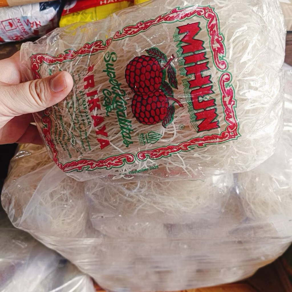 Mihun Bihun Cap Srikaya 500 gram kwalitas super mie kering mentah halus