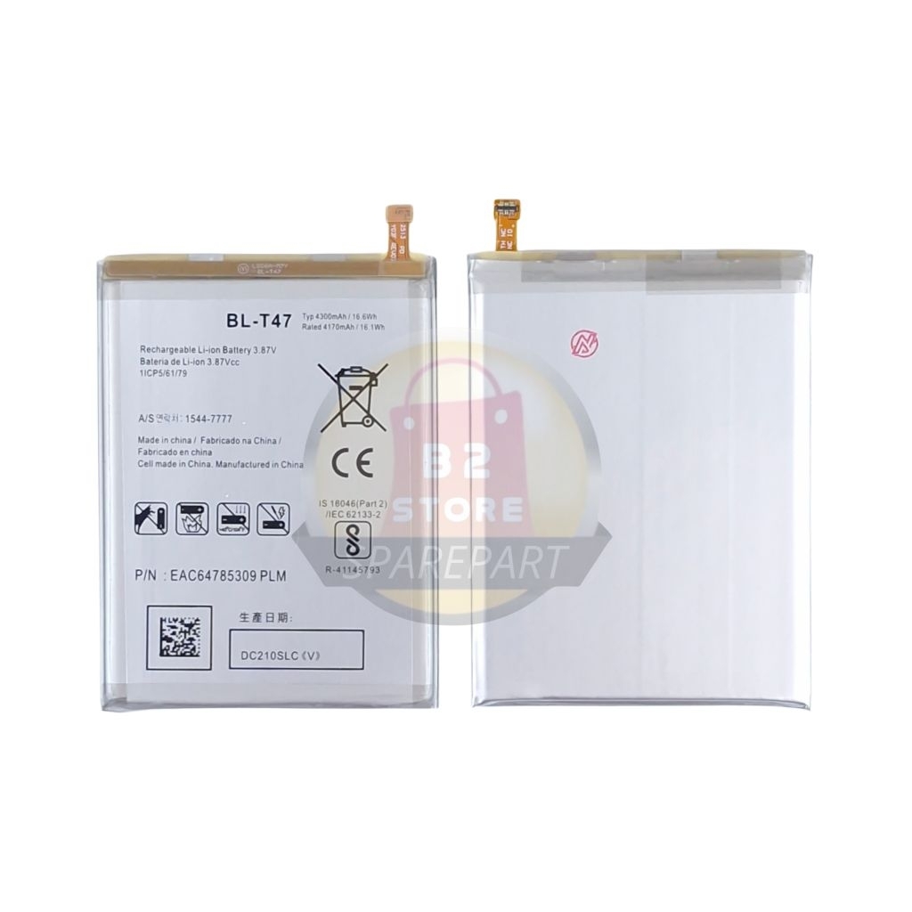 Baterai BL-T47 Untuk Model LG Velvet 5G Battery