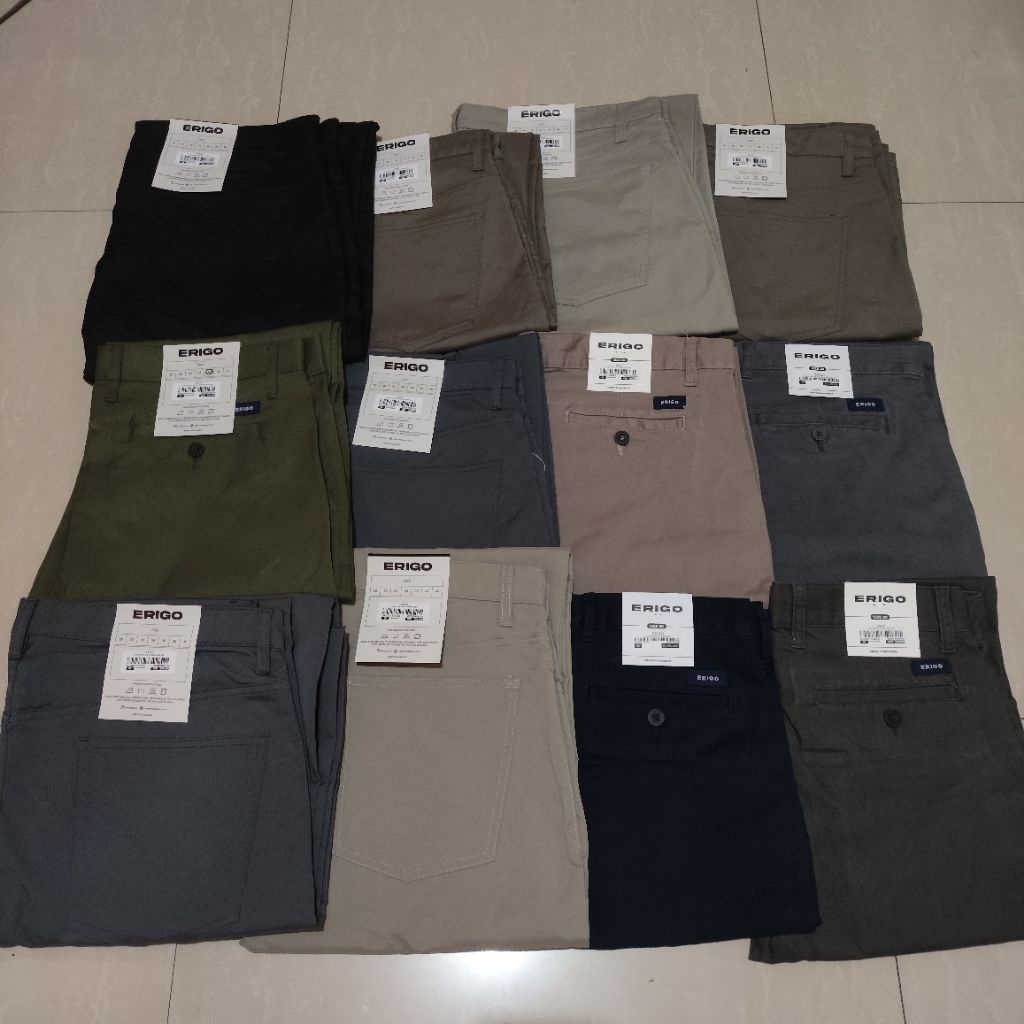 Celana Chino ERIGO Flexi Fit & Five Pocket Series