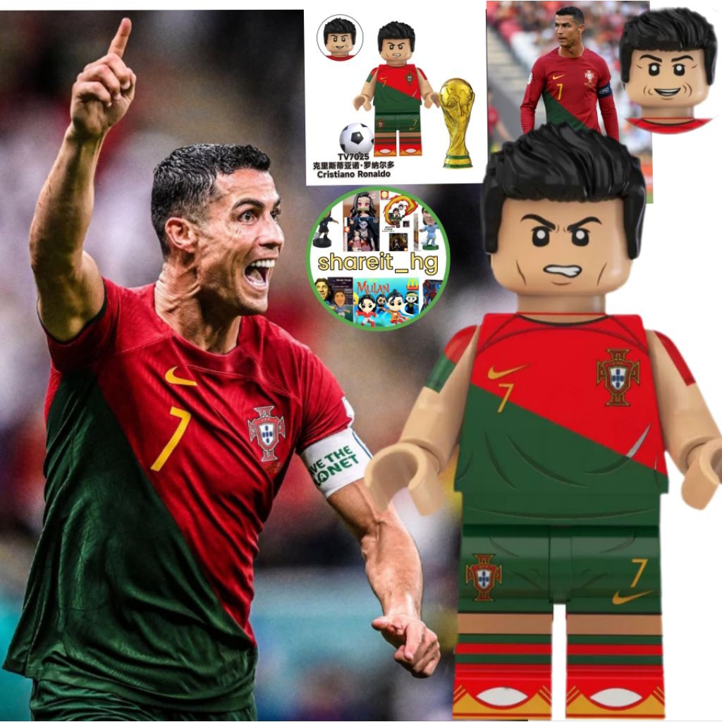 Non WM Blocks (merk lain), non prostars, Cristiano Ronaldo portugal