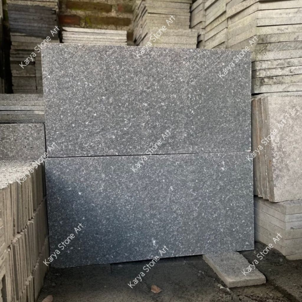 Andesit Bakar 60x30 | Andesit Hitam Bakar | Batu Andesit Bakar | Batu Alam Andesit Finishing Bakar |