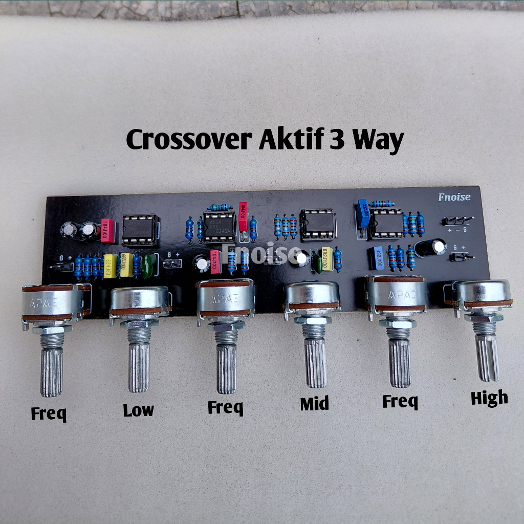 Kit Crossover Aktif 3 Way