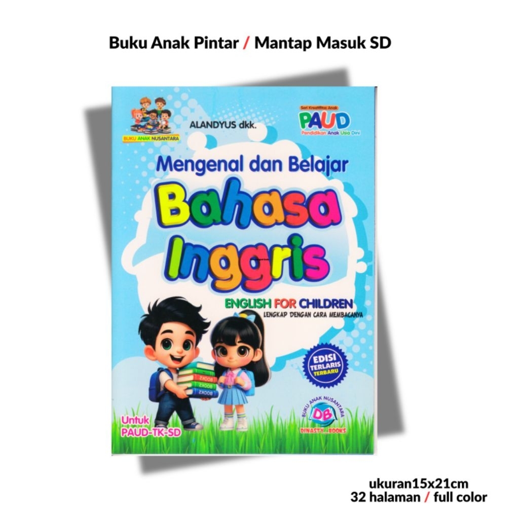 Buku Belajar Bahasa Inggris/Buku Anak Belajar Bahasa Inggris/Buku Belajar Mengenal Bahasa Inggris fo