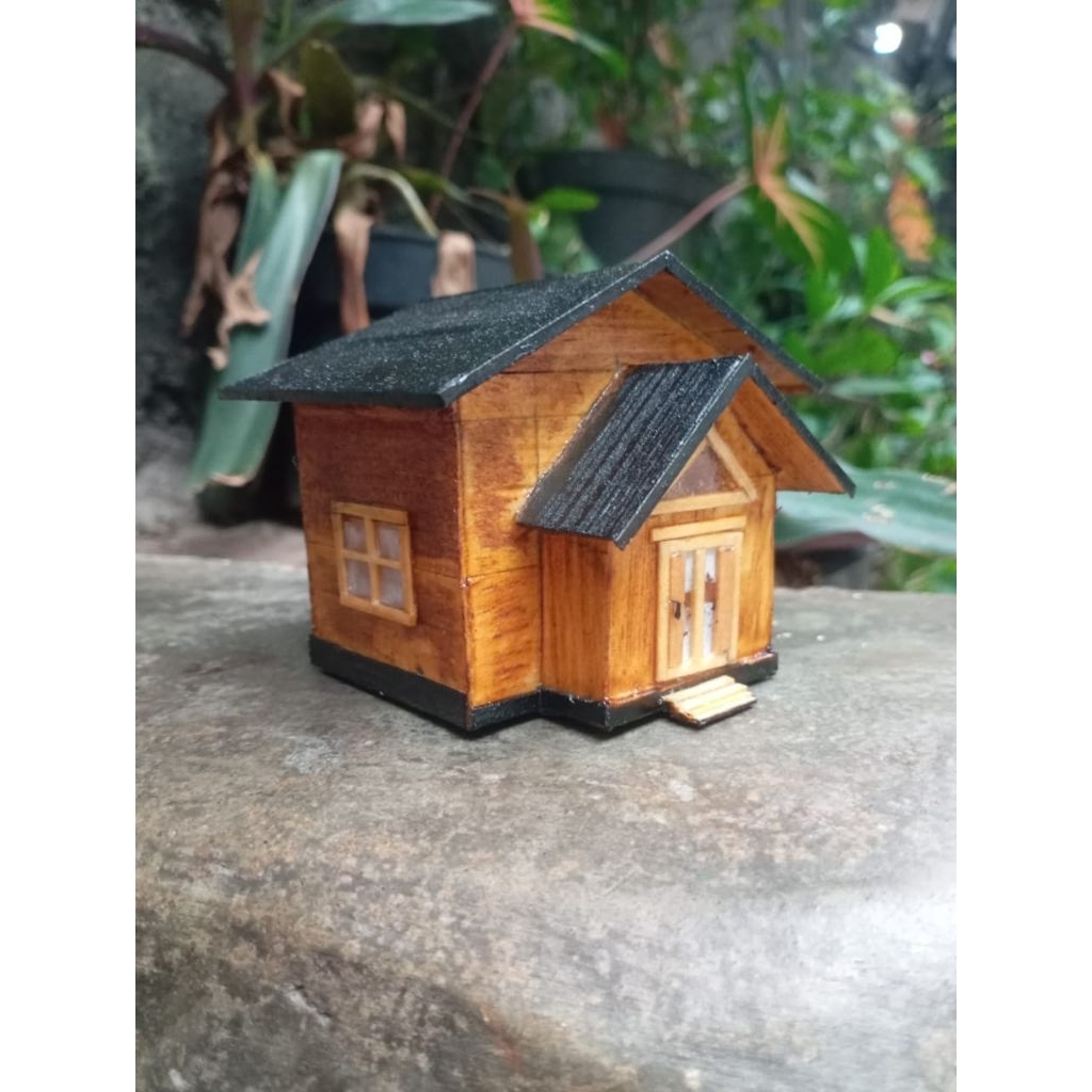 Miniatur rumah kayu #2