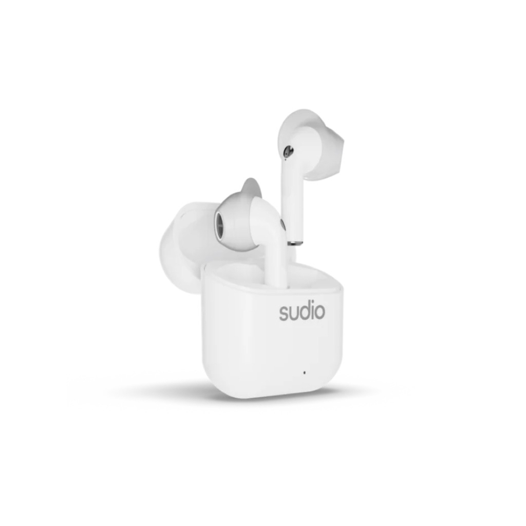 Earphone Headset SUDIO NIO original impor asli Swedia Estetik White Putih Bass