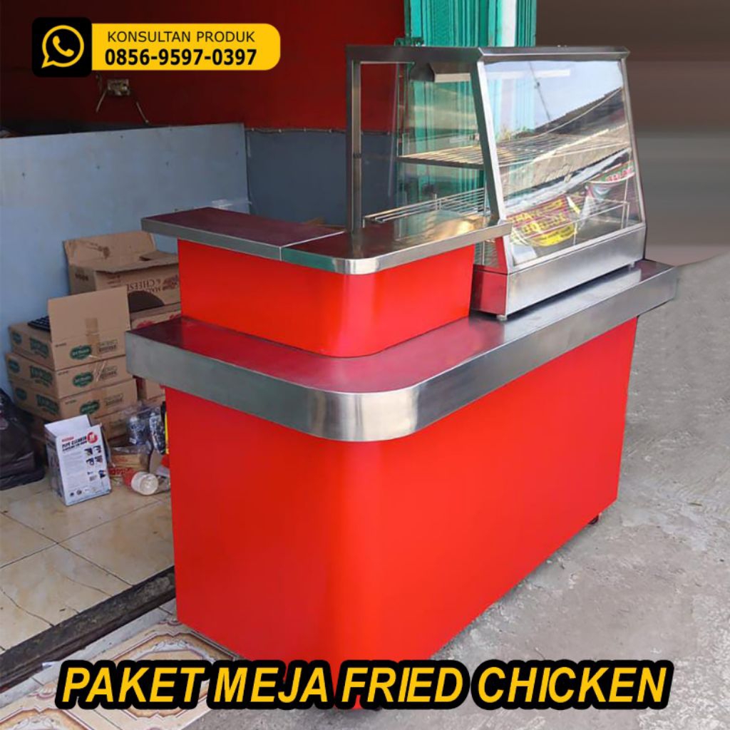 Booth Display Etalase Fried Chicken