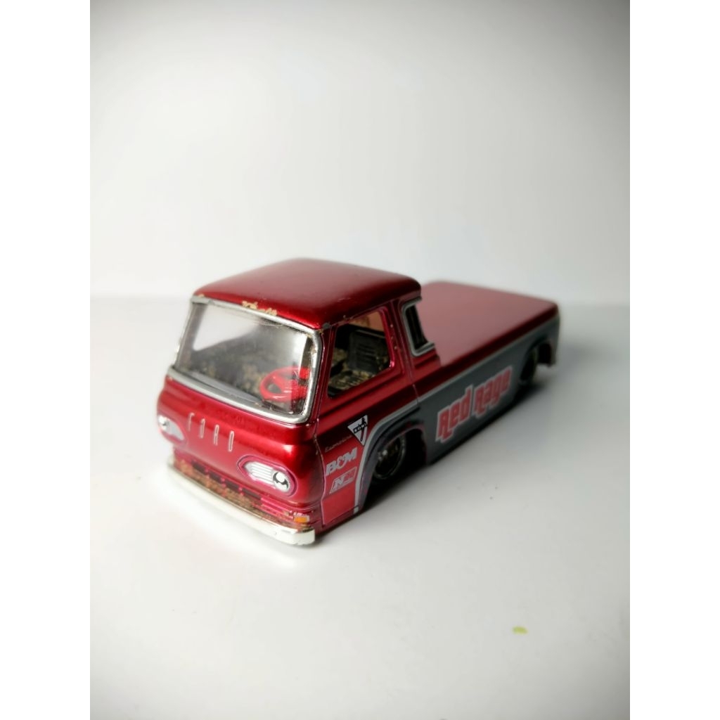 Diecast JADA TOYS , Ford Econoline Drag Pick-up Classic 1/64 ( EDISI TERBATAS / RARE ) Loose SECOND
