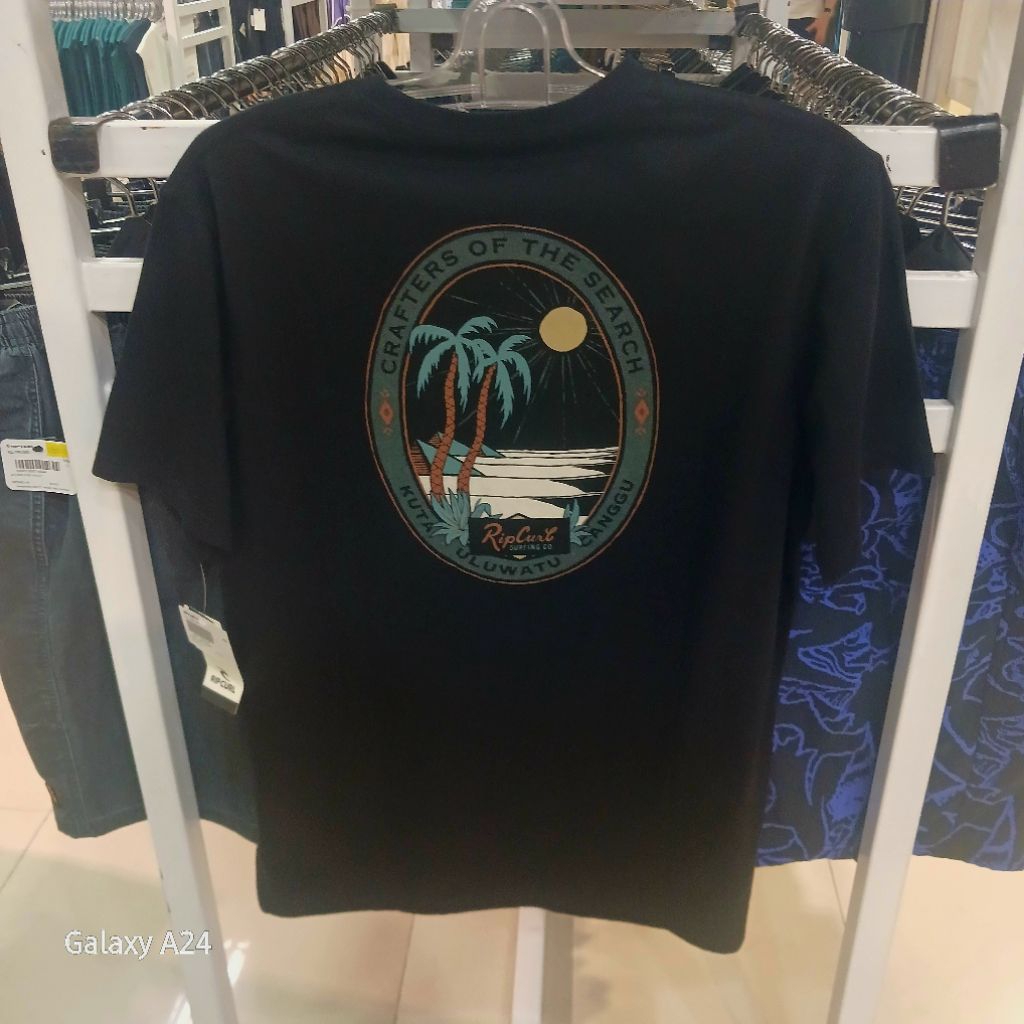 Kaos RipCurl Bali Surf Tee Black