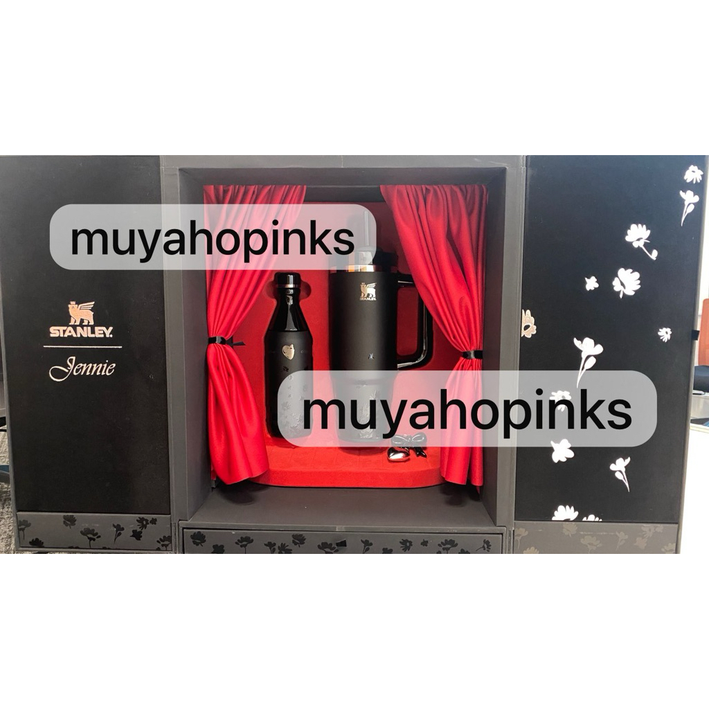 READY PR Package Tumblr Stanley x JENNIE | Quencher Slim Bottle ninibara keychain