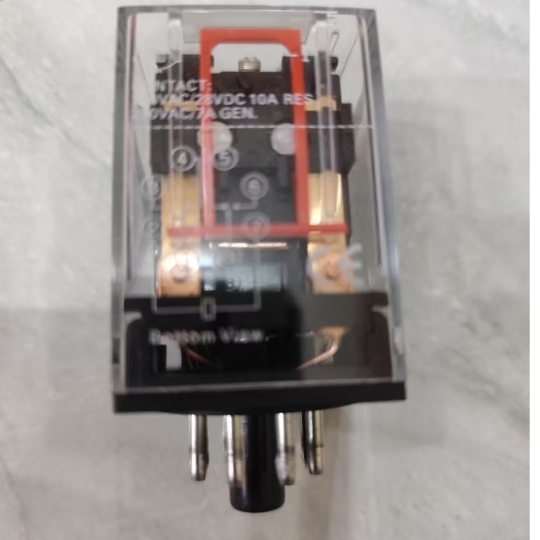 RELAY AC 220V 8 KAKI BULAT / 8 PIN