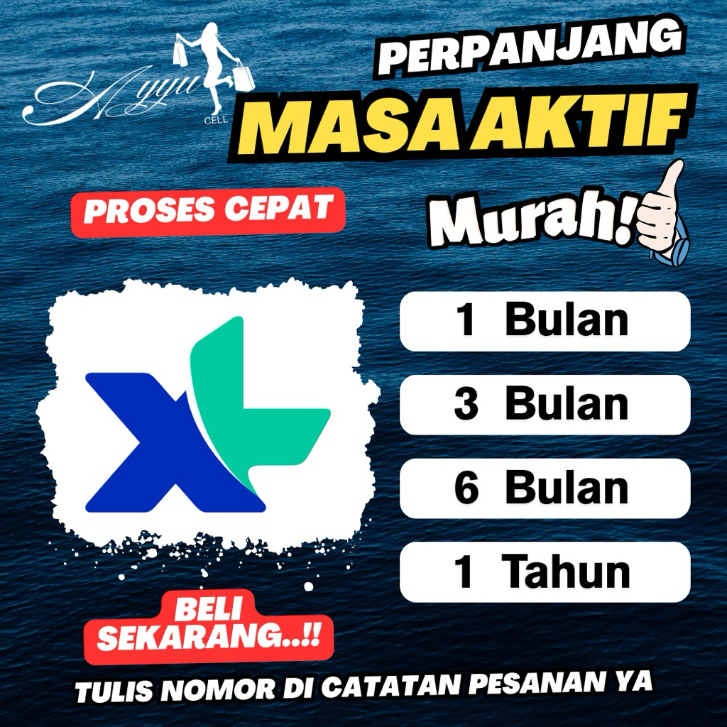 MASA AKTIF XL 1 TAHUN AKTF/TNGGANG