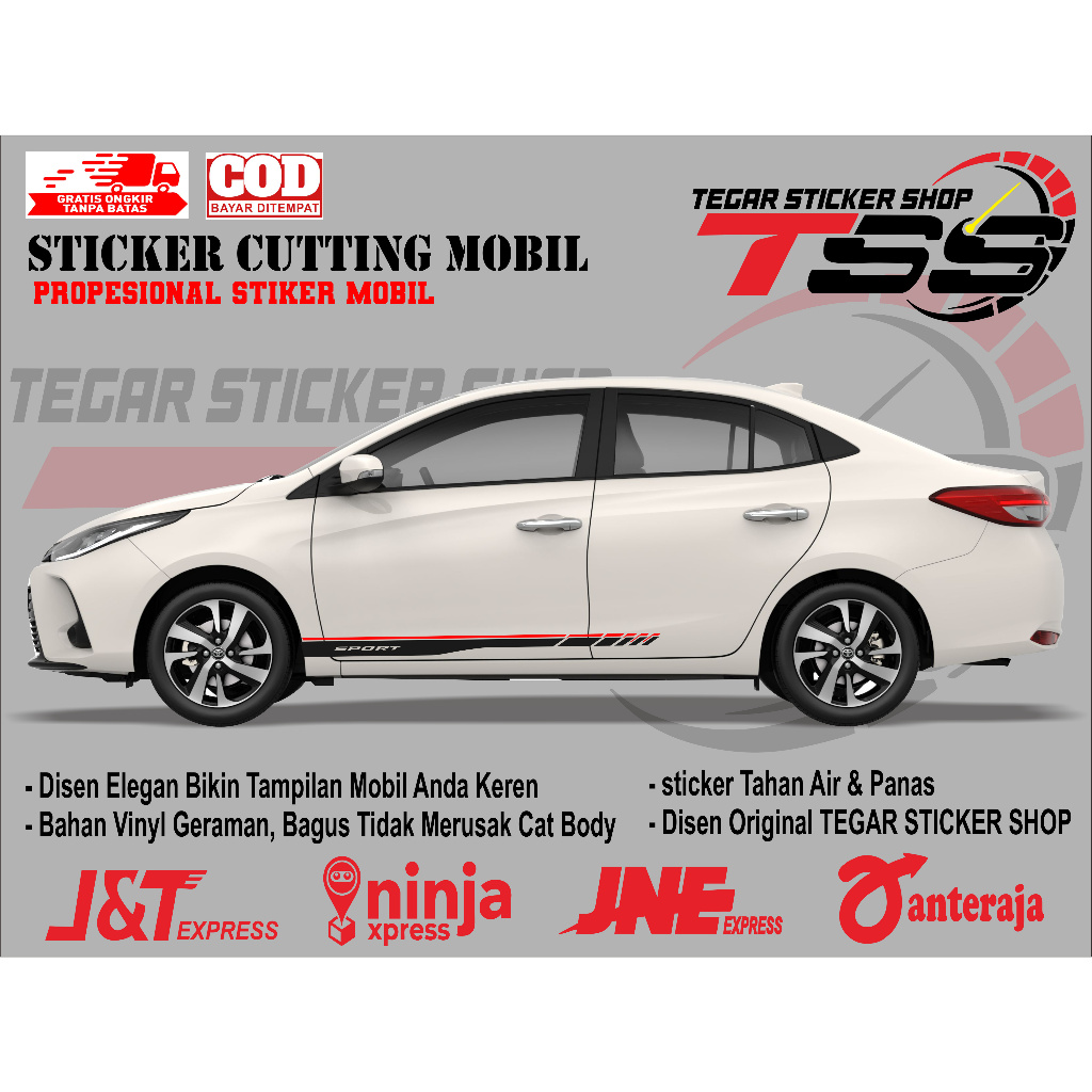 sticker mobil vios sticker mobil toyota vios stiker mobil vios keren stiker variasi body mobil keren