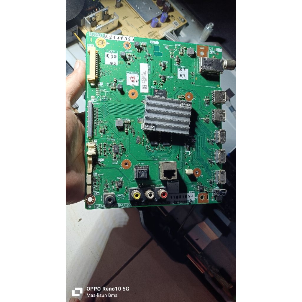 MB MAINBOARD MESIN TV SHARP 4T C65CK1X 65CK1X 65CK1 X.