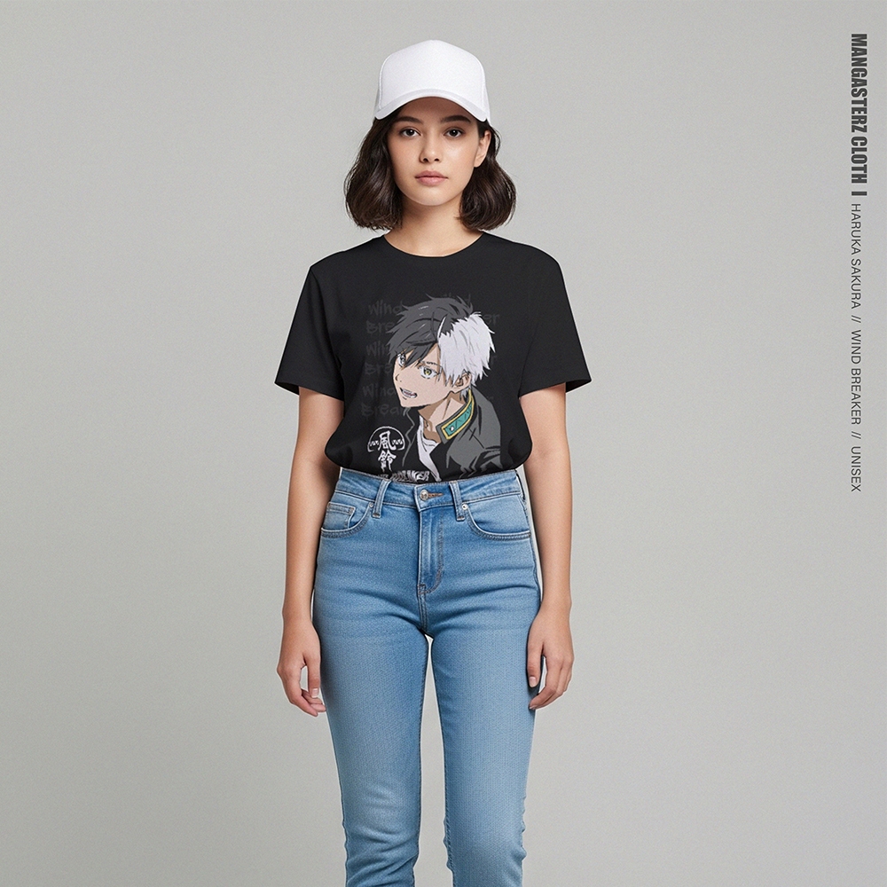 Kaos Windbreaker Sakura Haruka