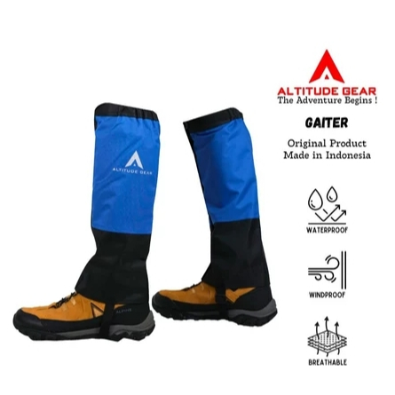 Gaiter Altitude Gear Waterproof - Pelindung Sepatu Kaki