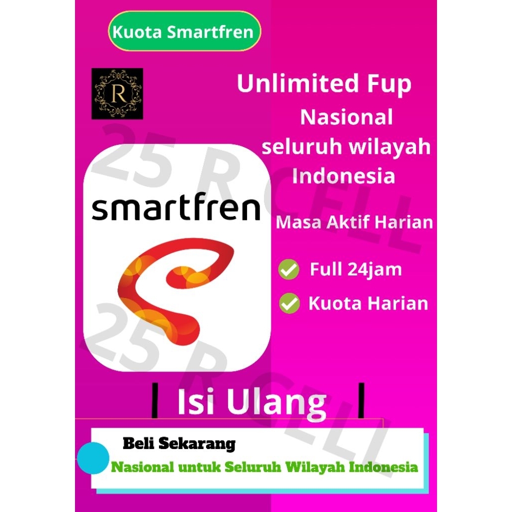SMARTFREN Unlimited Fup 1 GB 7HARI