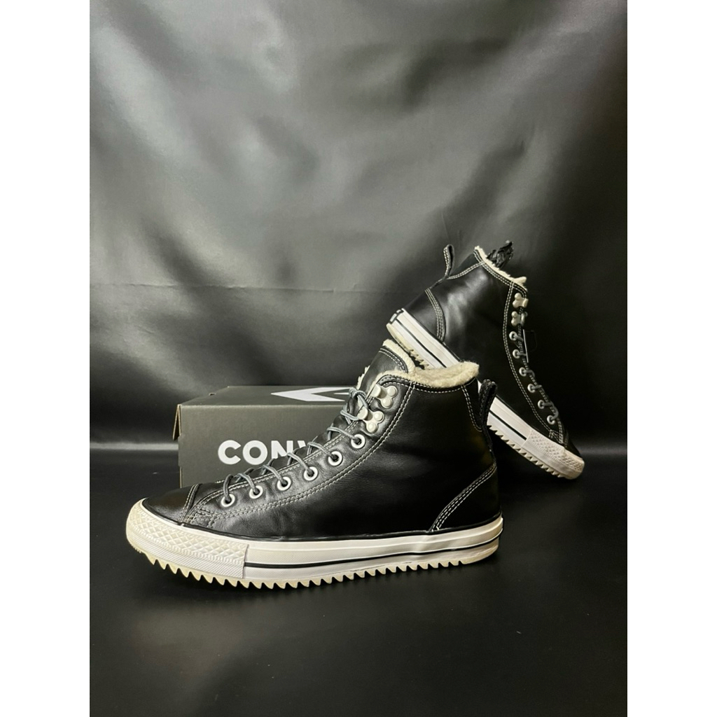 Converse CTAS Hiker Black Leather Size 44/28.5cm