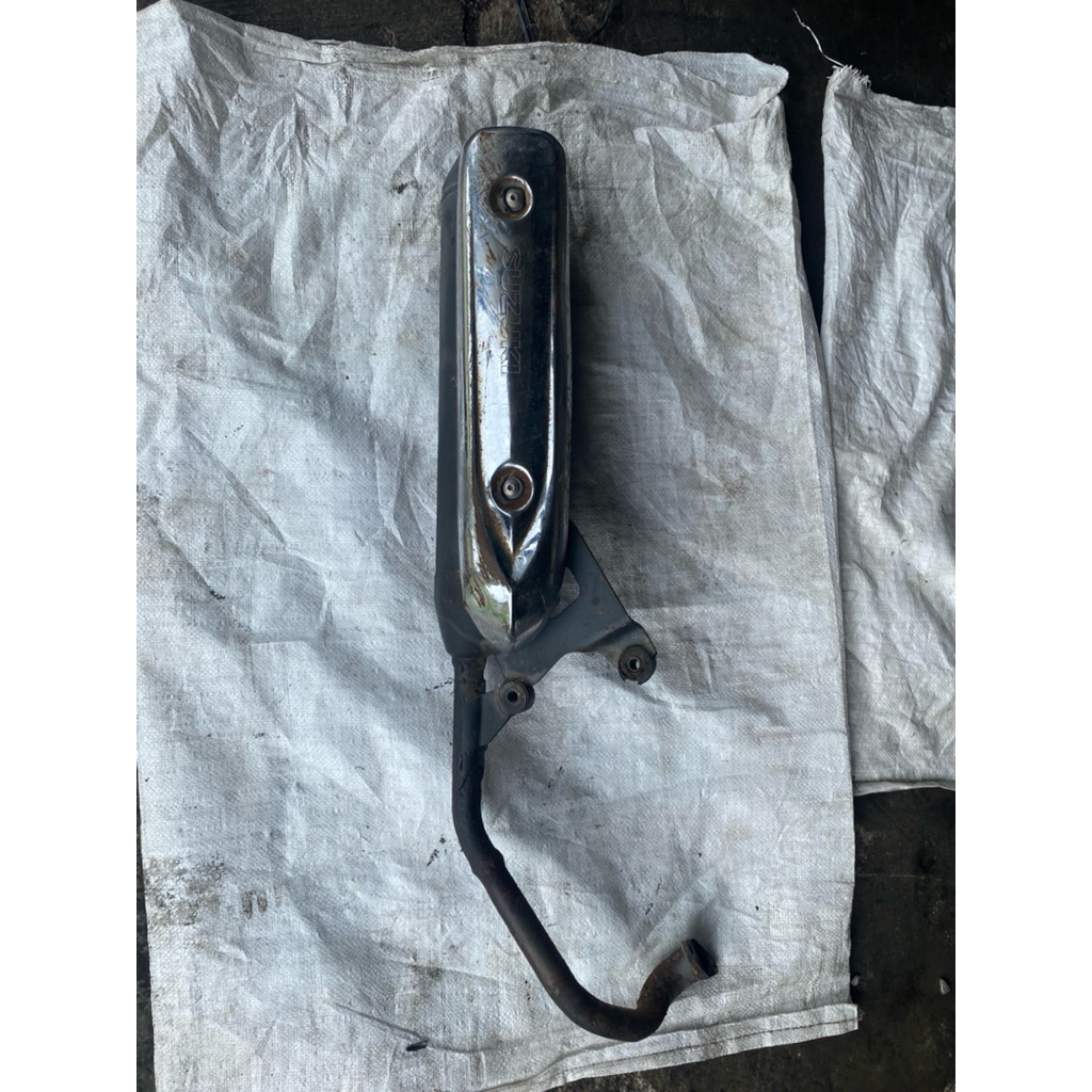 Knalpot suzuki spin 125 standar original lepasan copotan motor