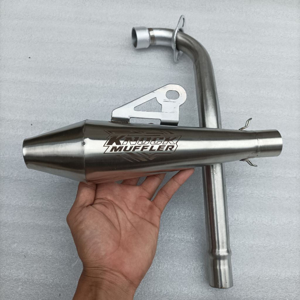 Kenalpot Racing BMX Cub – Free Laser NamaTersedia untuk berbagai motor seperti Mio, Jupiter, Supra, 