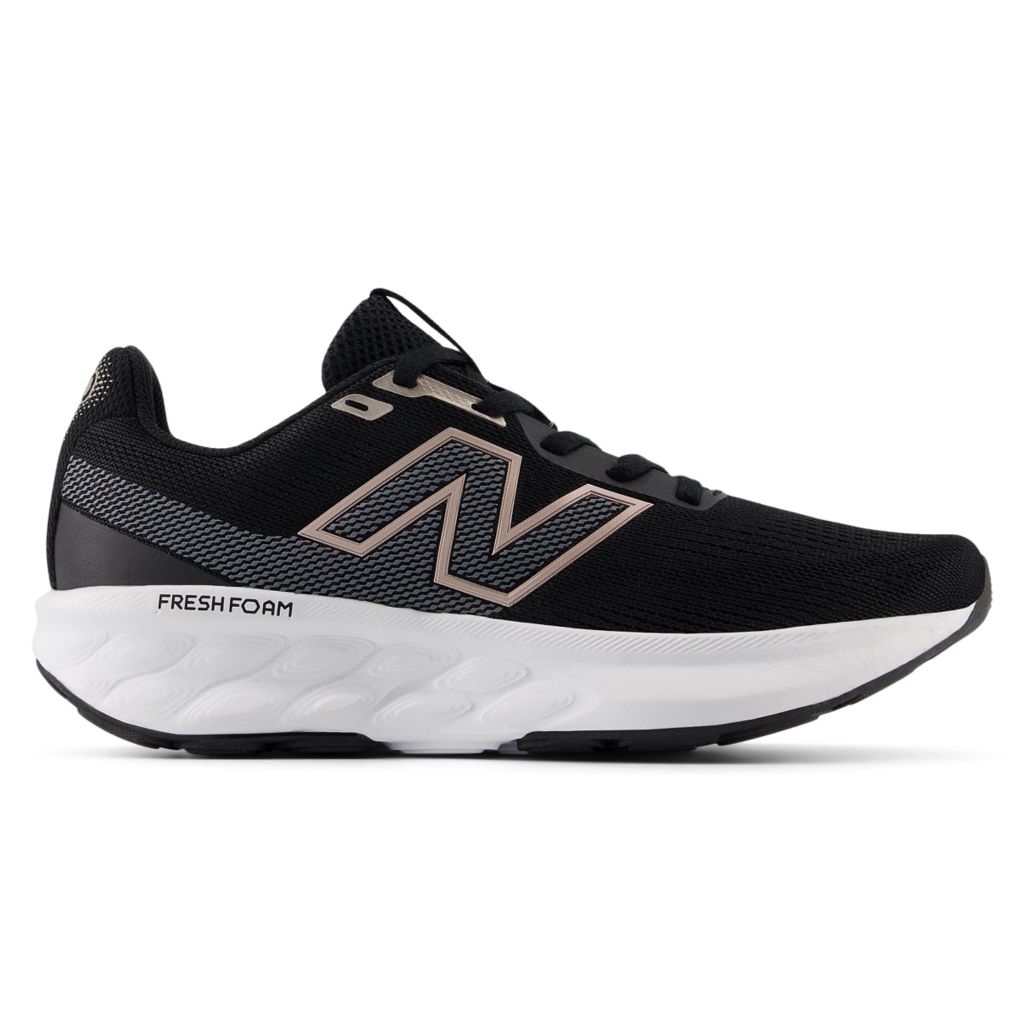SEPATU RUNNING WANITA NB 520 v9 BLACK METALLIC ROSE ORIGINAL