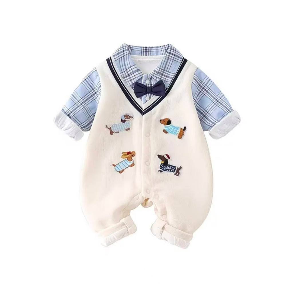 Darrel Romper Suit | 0-2 thn | Baju romper jumper setelan bayi anak cowok toddler unik lucu premium 